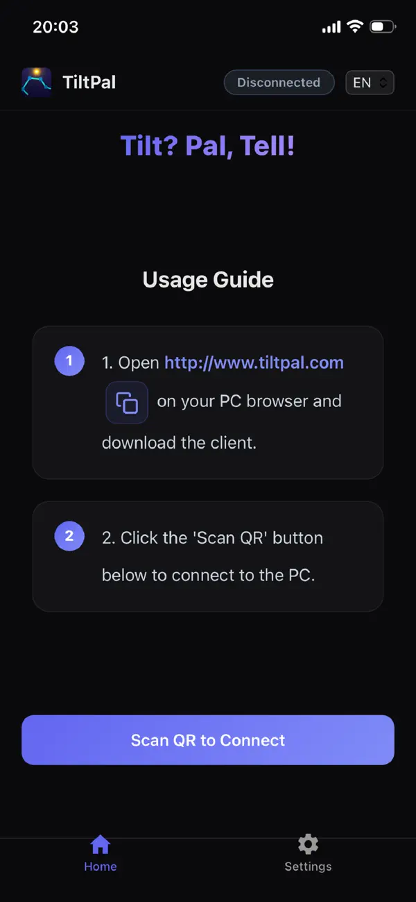Screenshot #1 pour TiltPal