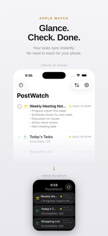 ToDoWatch! Memo & Todo iPhone screenshot