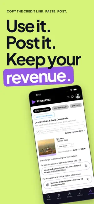 Thematic • Music for Videos screenshot 2