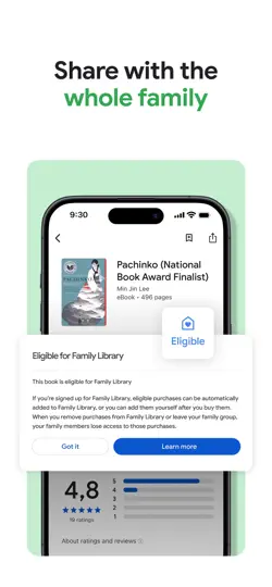 Screenshot von Google Play Bücher & Hörbücher auf dem iPhone 3