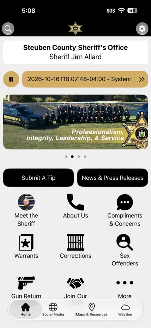 Steuben County NY Sheriff screenshot 1