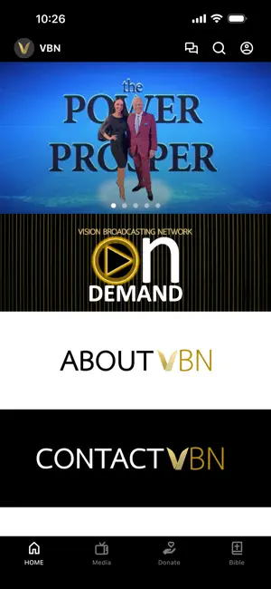 Vision Broadcasting Network screenshot 1