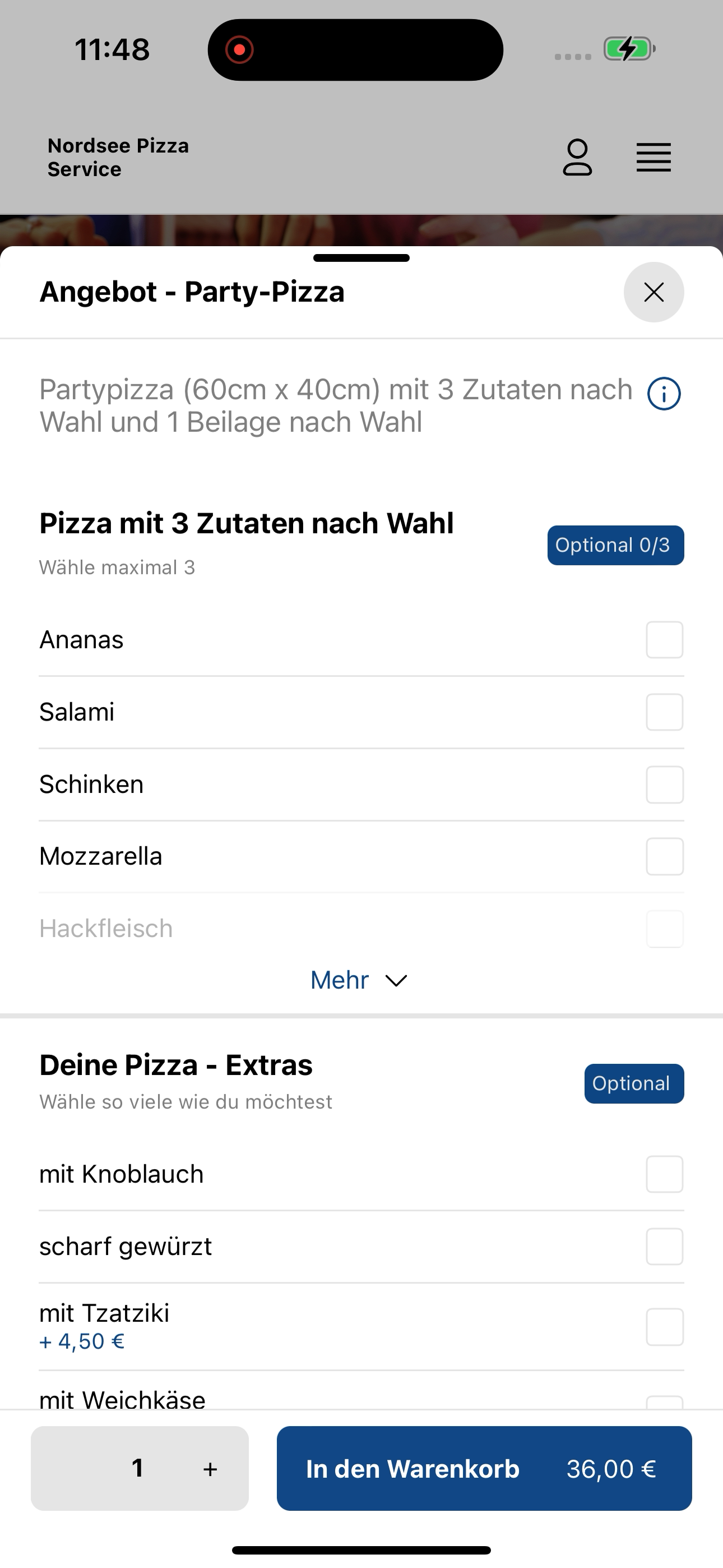 Nordsee Pizza Service screenshot 7