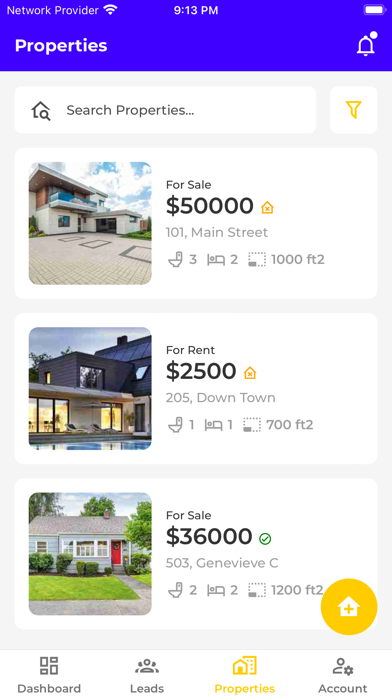RealtyPro CRM Screenshot