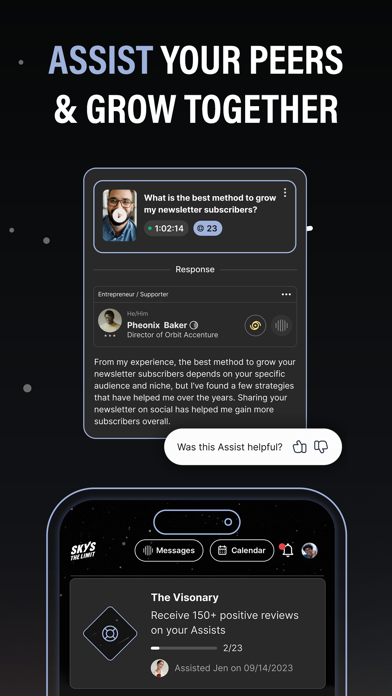 Sky's The Limit - Mentorship iPhone screenshot 7 - Business app