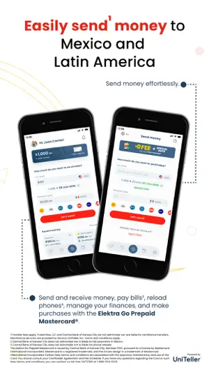 Elektra Go: Money Transfer screenshot 3