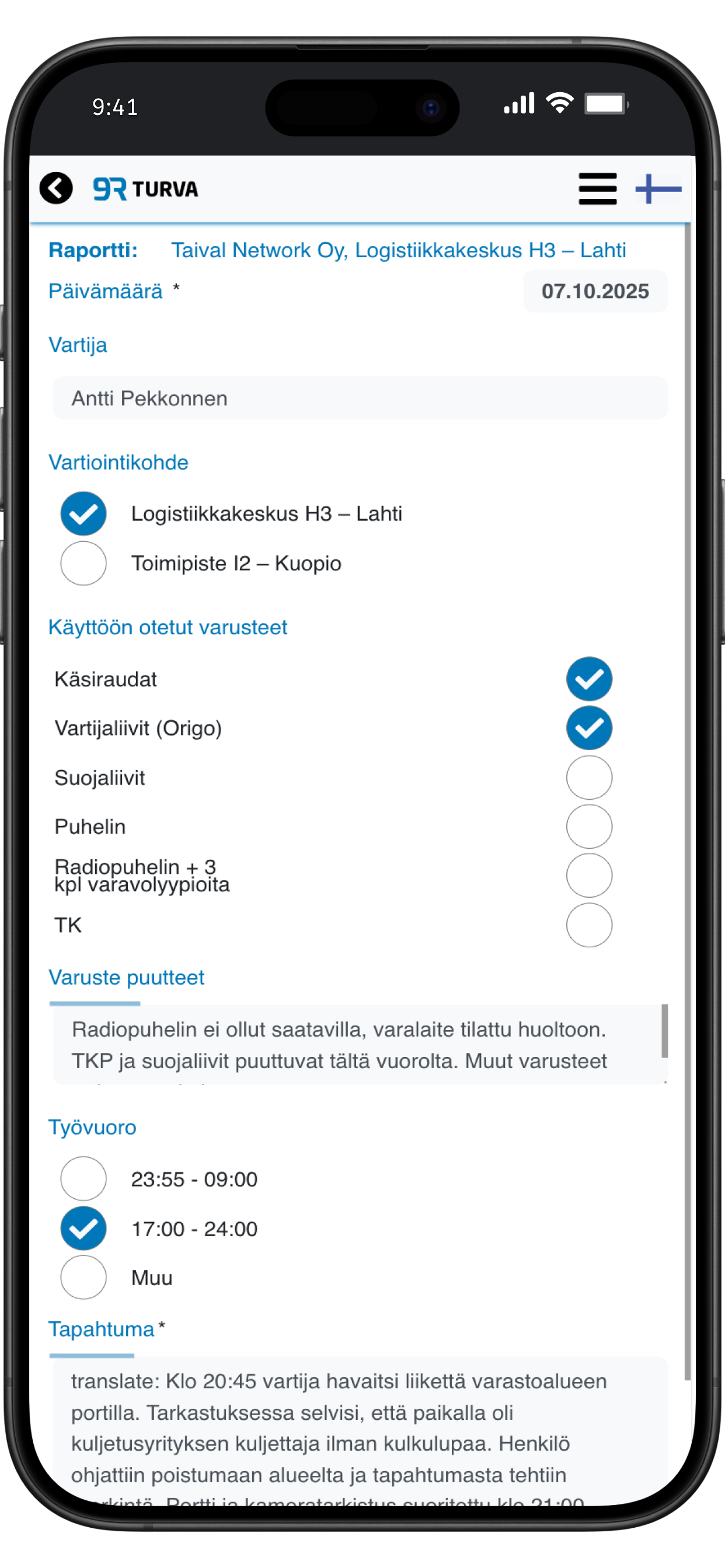 RepSec screenshot 2