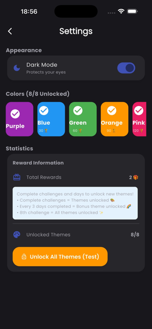 21 dagar – Skärmdump av AI-utmaning