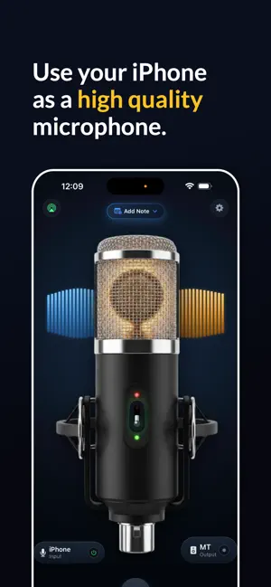 Bluetooth Microphone app: UMıc screenshot 1