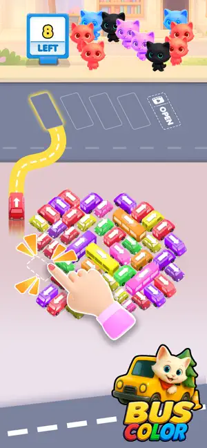 Bus Color: Traffic Rush screenshot 1