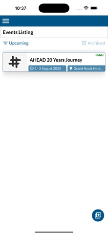 AHEAD Application:AAA screenshot