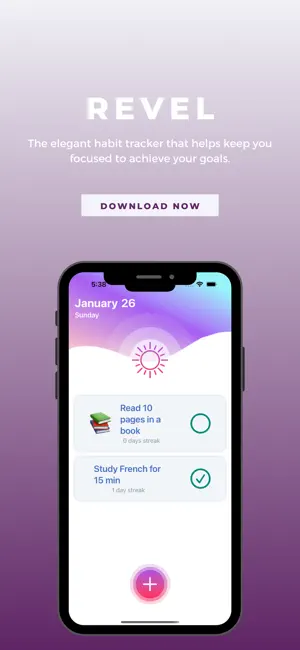 Revel Habit Tracker screenshot 1