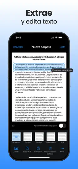 Captura de pantalla de Scanner App: PDF Y Documentos en iPhone 4