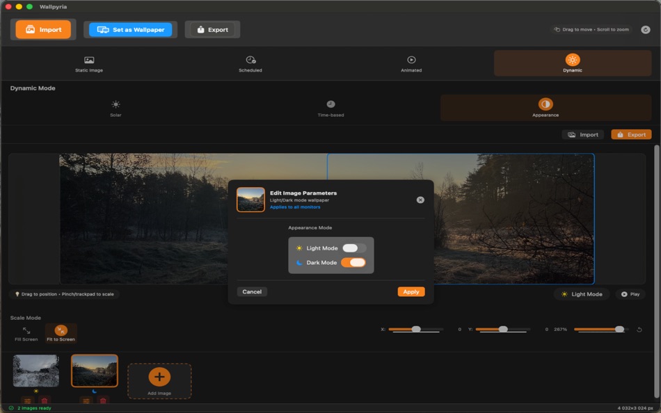 #6. Wallpyria (macOS) By: Micha Kolik