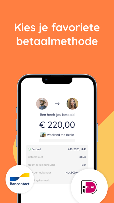 WieBetaaltWat - Splitser iPhone screenshot 7