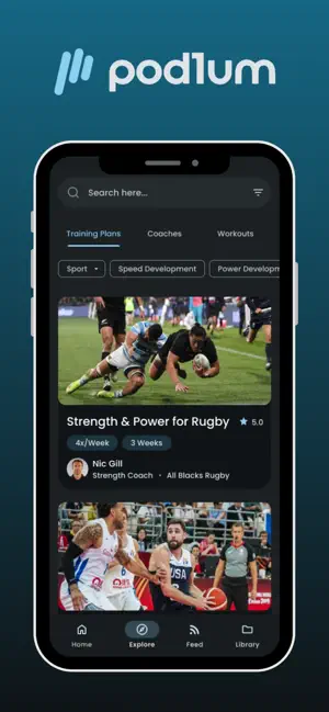 Pod1um Athlete screenshot 1
