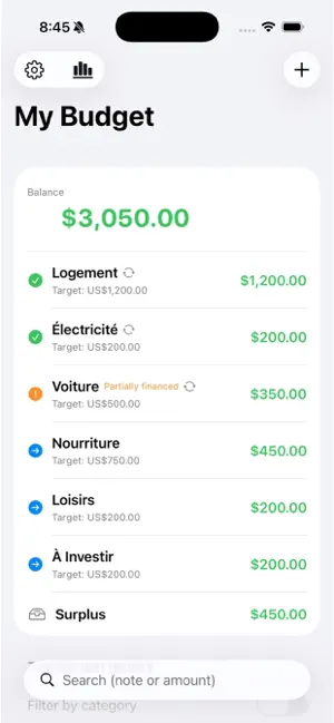 My Simplified Budget screenshot 1