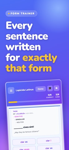 Lapicida Latinus: Learn Latin Screenshot 4 of 8