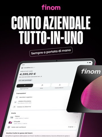 Finom • Conto Business iPad screenshot 1
