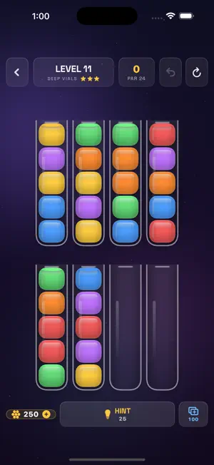 Color Cascade: Pour Puzzle screenshot 2