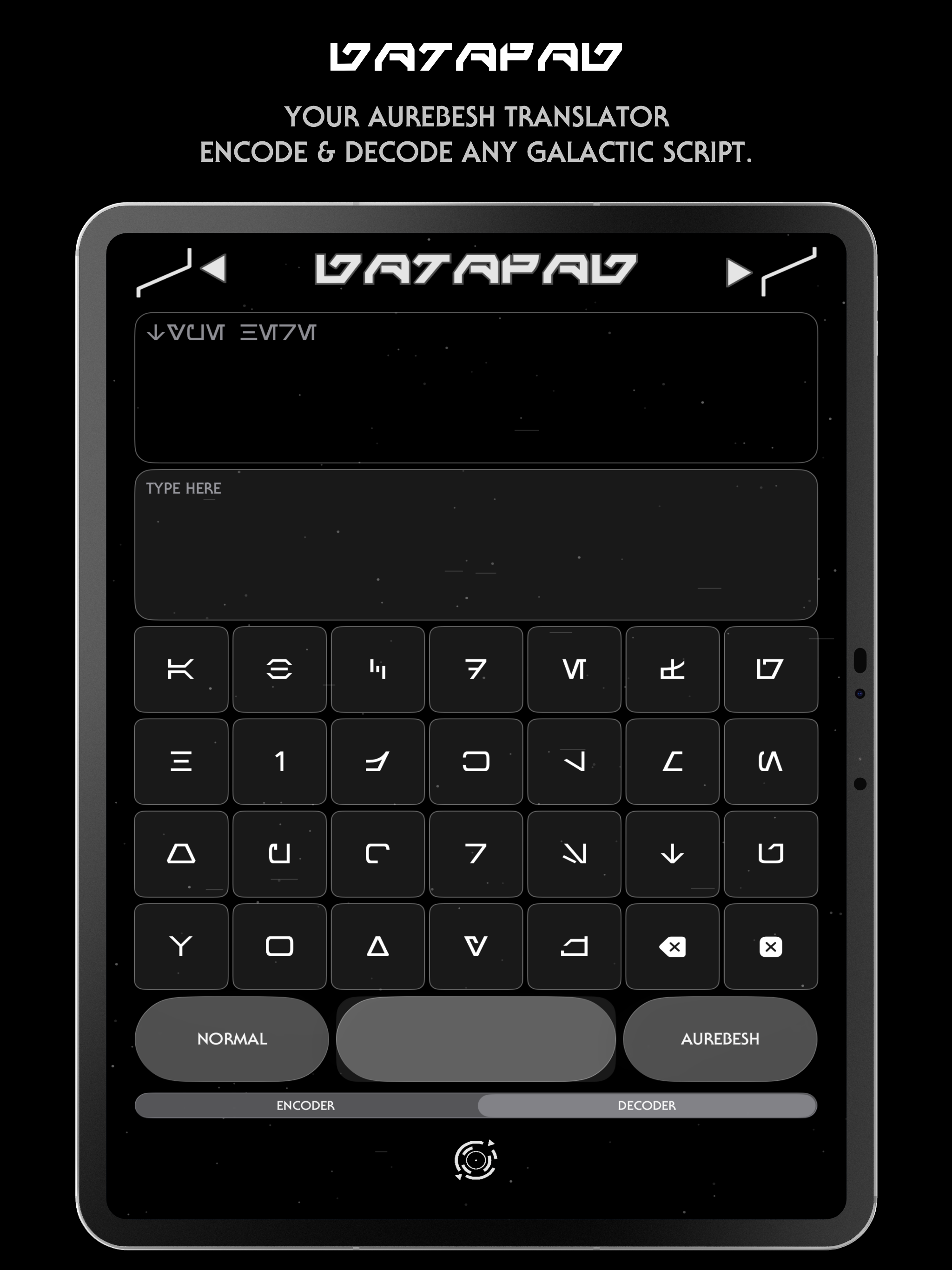 Datapad | Aurebesh Translator screenshot 11