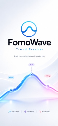 FomoWave - Trend Tracker iPhone screenshot