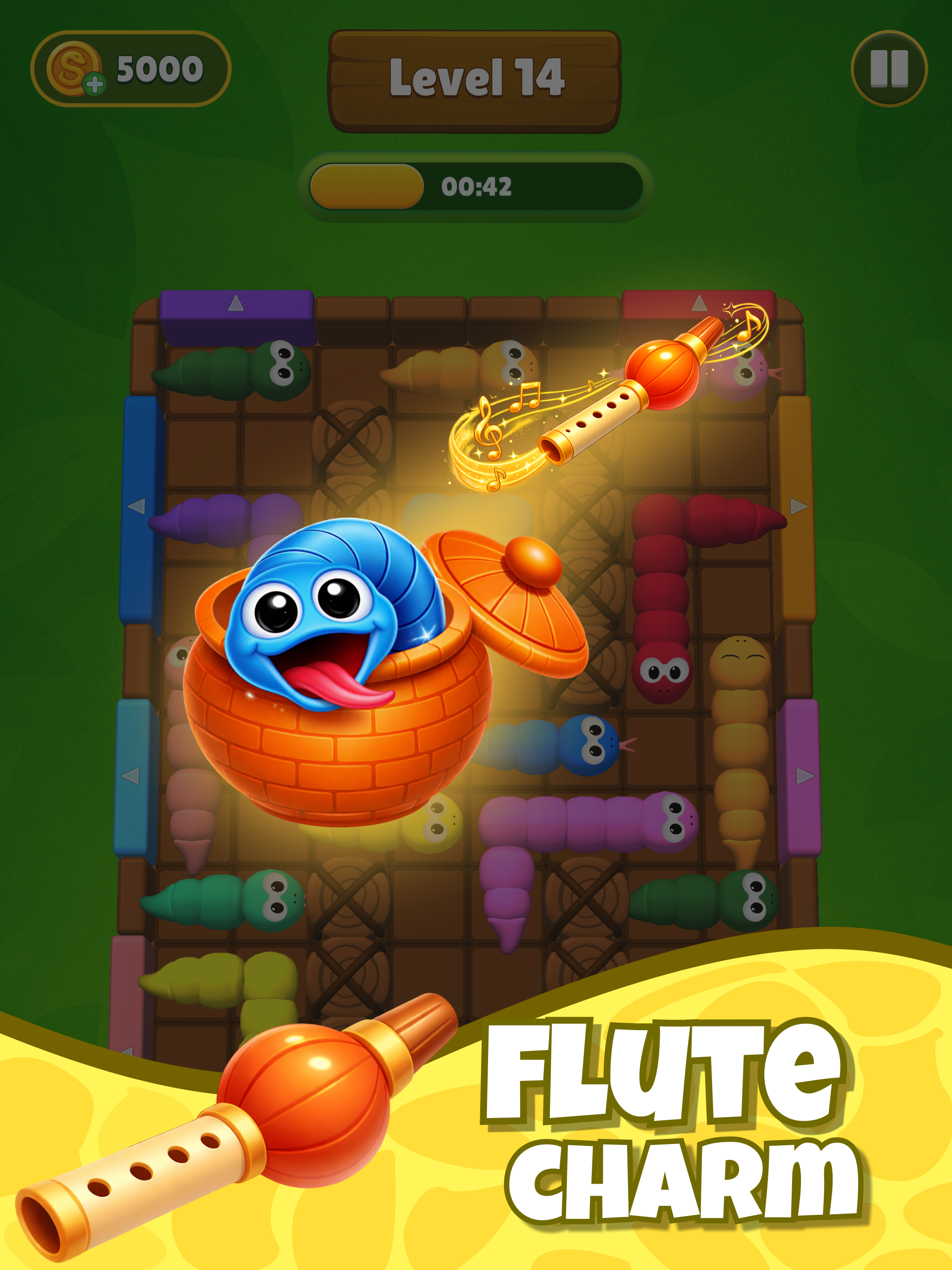 Snake Puzzle Block Jam