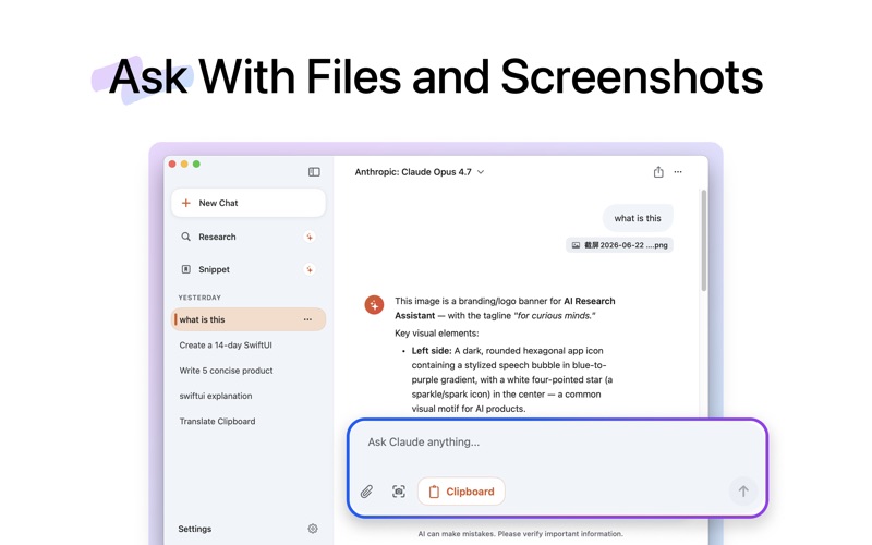 Sonnet Chat : Al Chatbot iPhone screenshot