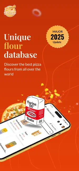 Perfect Pizza Flours iPhone screenshot 1