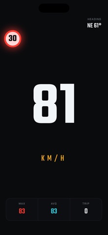 APEX SPEED — GPS Speedometer Screenshot 1 of 6