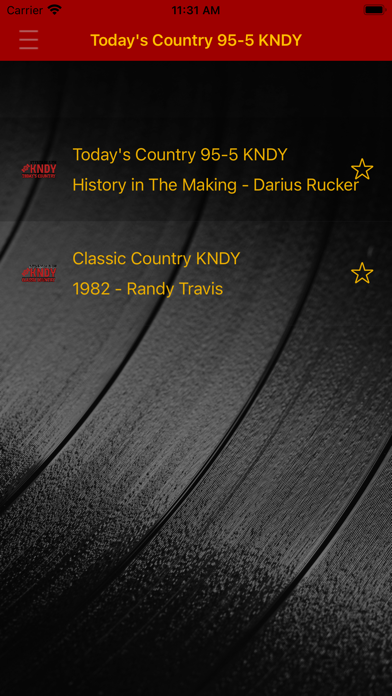 Today's Country KNDY Screenshot