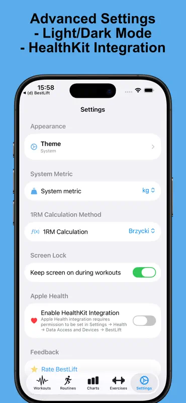 BestLift - Trainings-Tracker screenshot 5 of 8