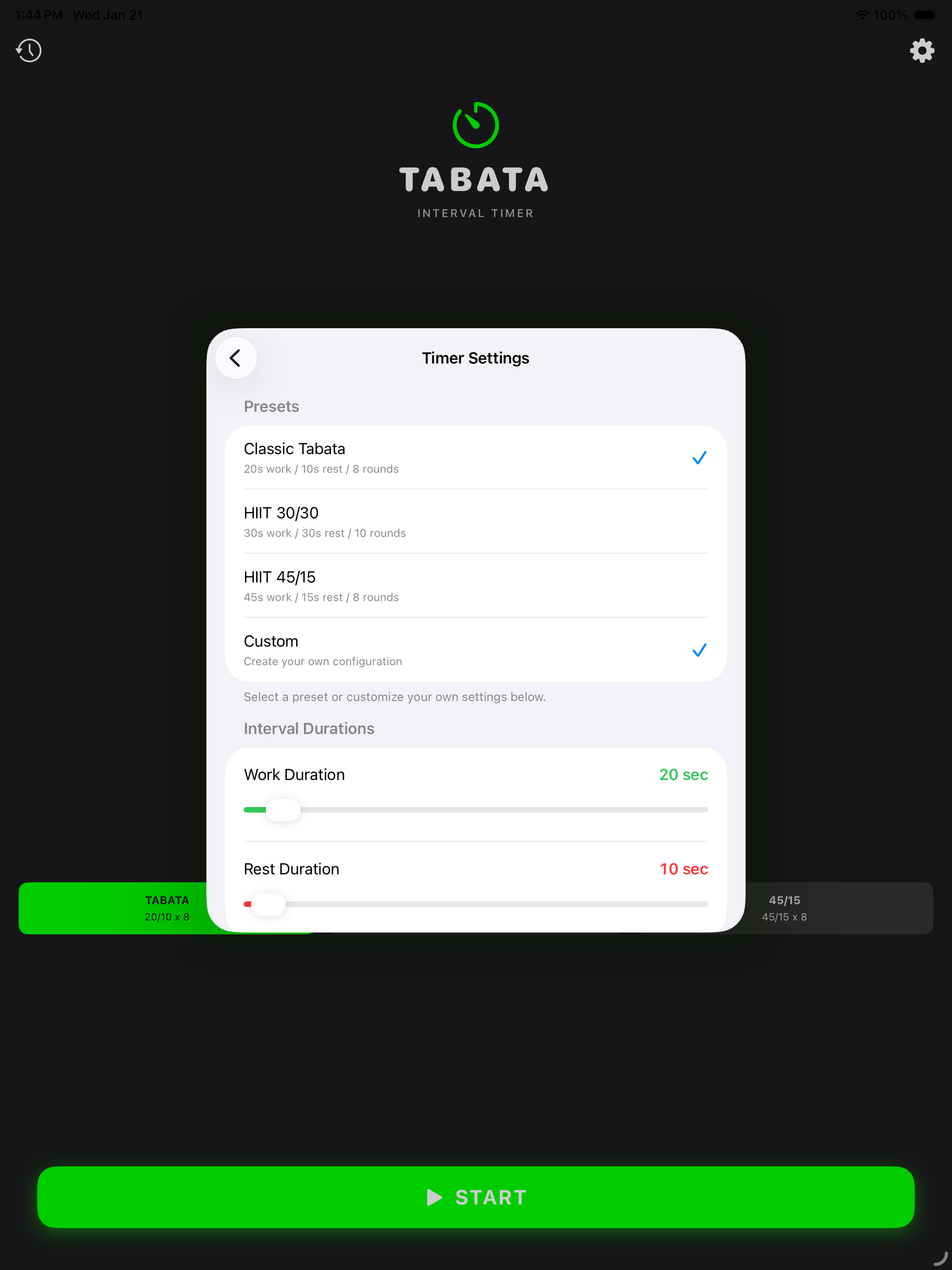 Elite Tabata HIIT Timer screenshot 9