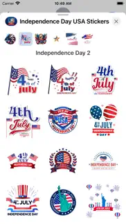 independence day usa istickers problems & solutions and troubleshooting guide - 1