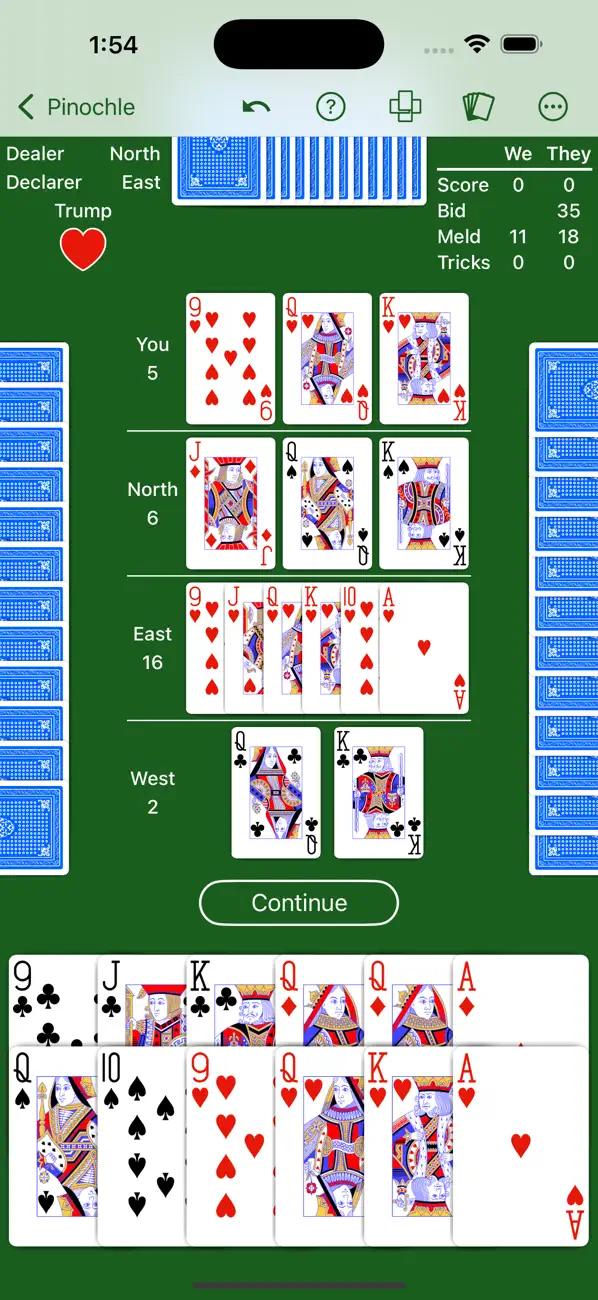 Screenshot #1 pour Pinochle - Expert AI