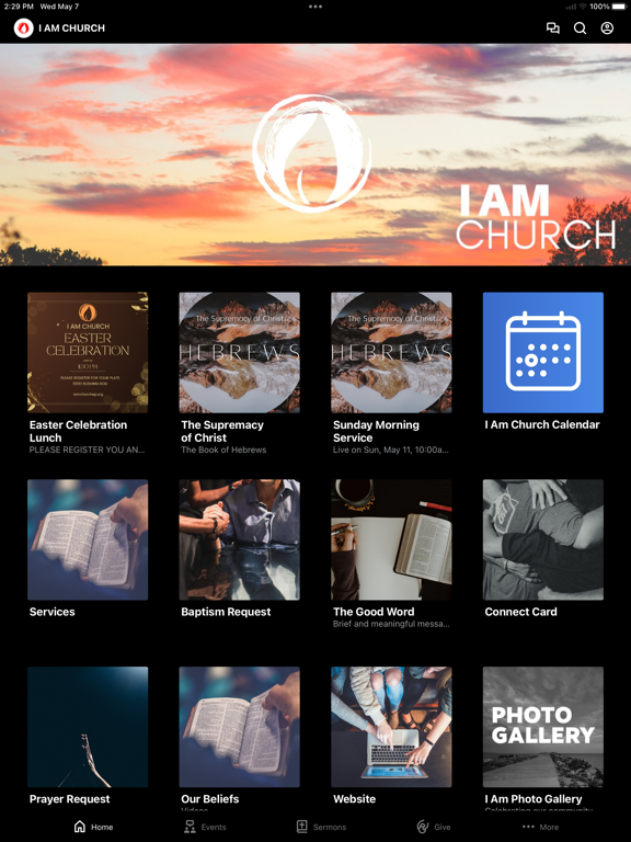 I AM CHURCH - TX iPad screenshot 1 - Education app