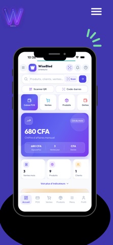 WiseBled Caisse & Gestion screenshot
