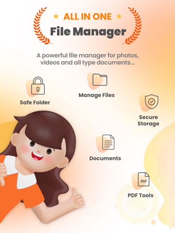 File Manager : Documents iPad screenshot