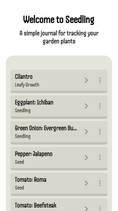 Seedling: Garden Journal Screenshot