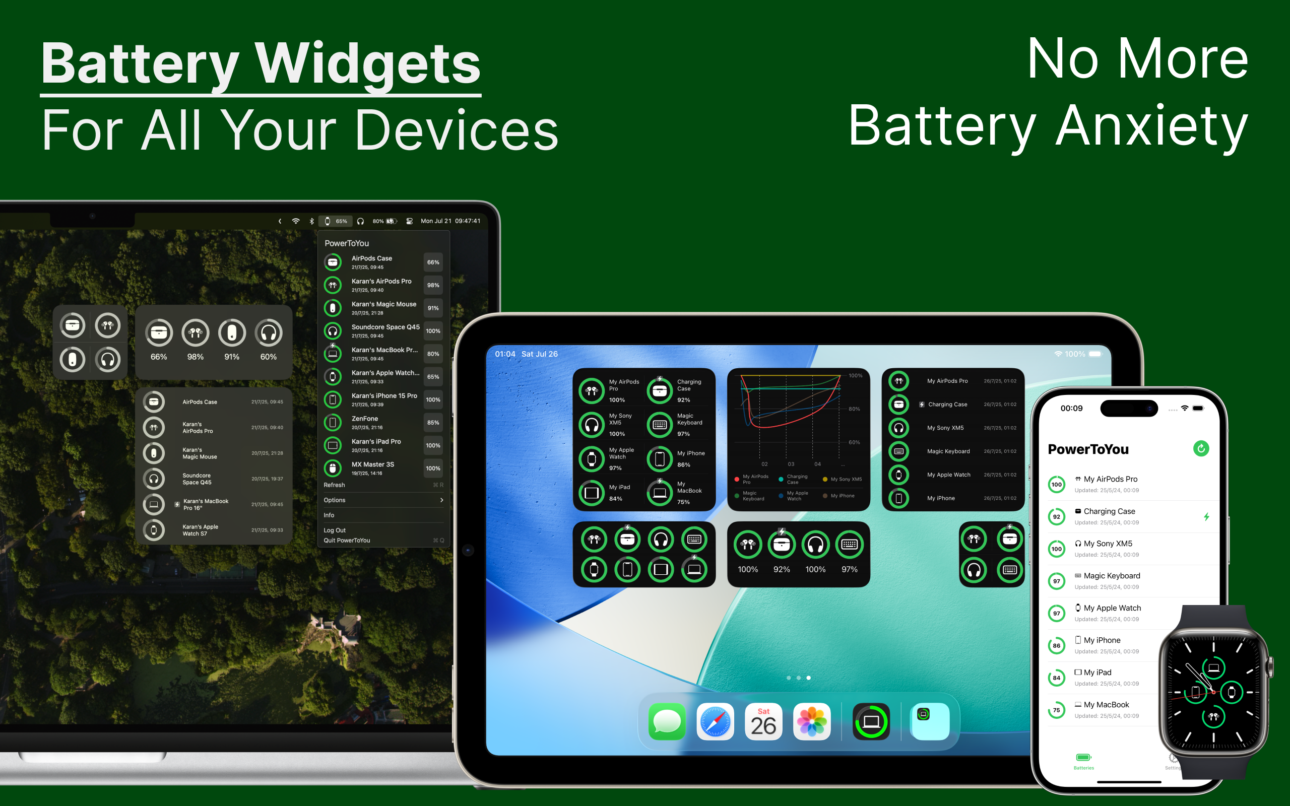 Battery Widget: PowerToYou