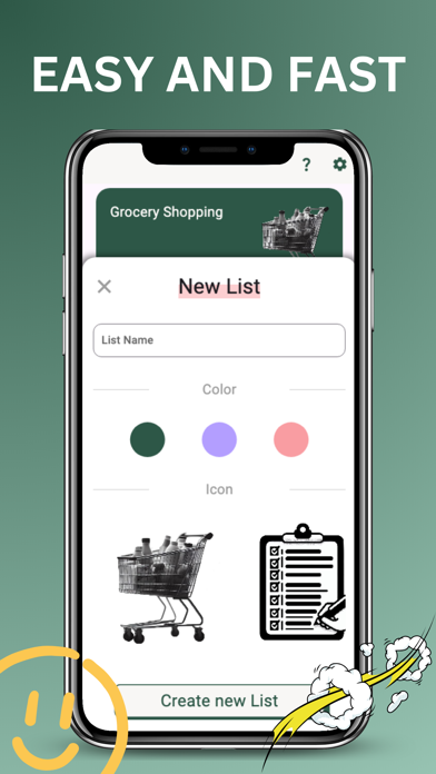 Listofy - Share Shopping Lists Screenshot