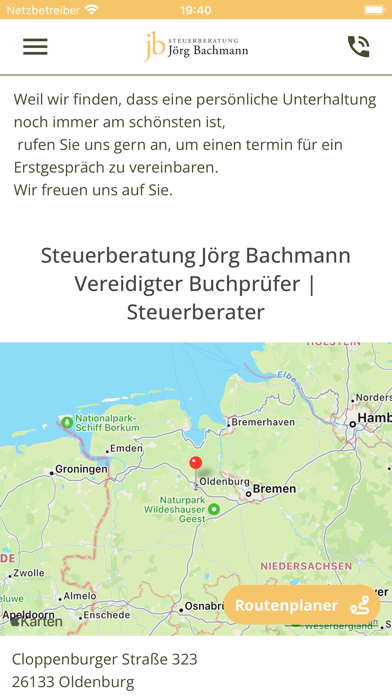 Steuerberatung Jörg Bachmann Screenshot