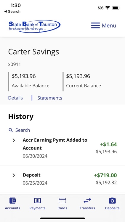 State Bank of Taunton screenshot-3