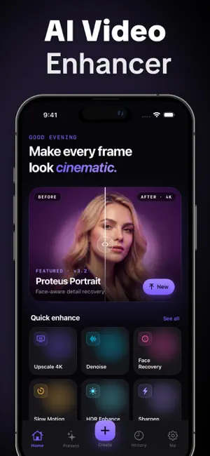 Lumen: AI Video Upscaler screenshot 2