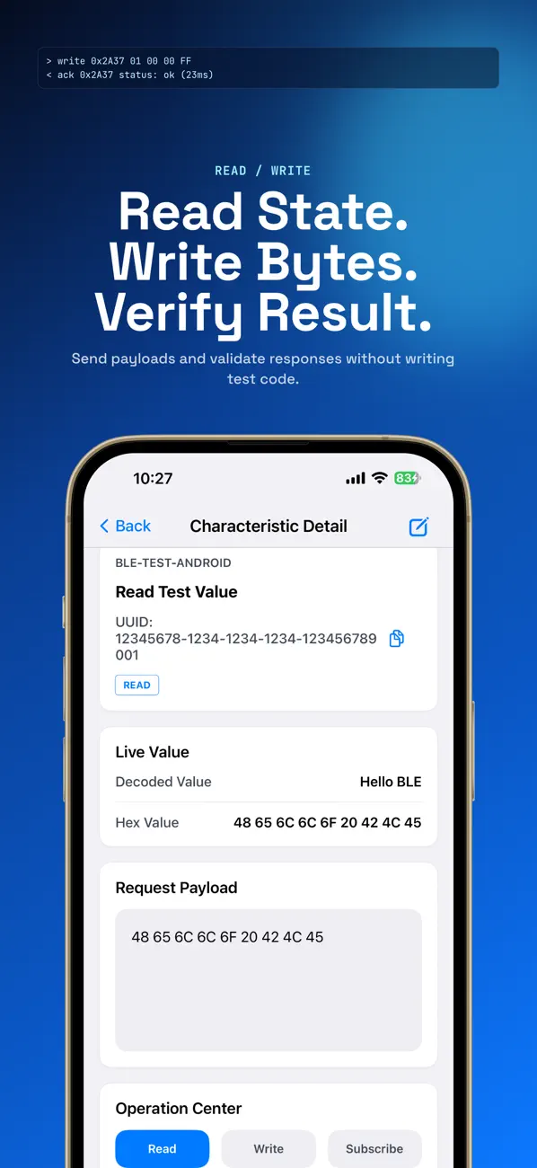 #4. Bluetooth Debuger: BLE Debuger (iOS) 由: 英 陈