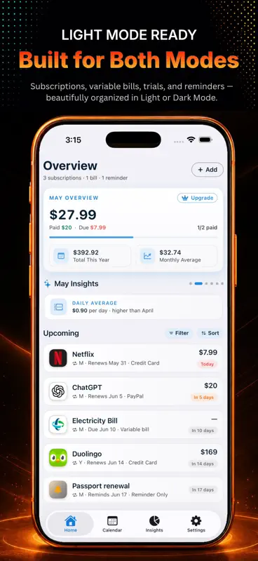 SubSenda: Subscription Tracker screenshot 9 of 9