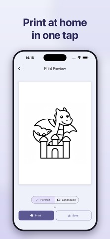 DrawChat AI Coloring Pages screenshot