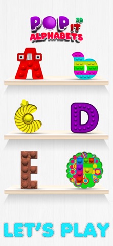 Pop It Alphabets Lore 3D Giant iPhone screenshot