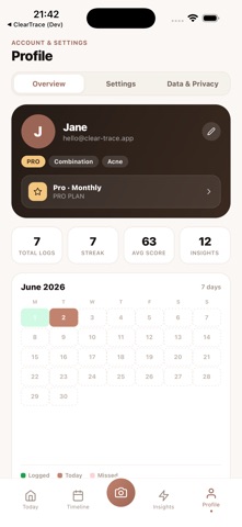ClearTrace: Skincare Tracker Screenshot 7 of 7