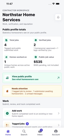 Homework Ledger iPhone screenshot